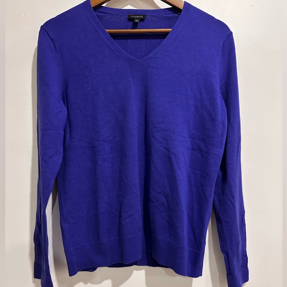 TALBOTS Blue Sweater